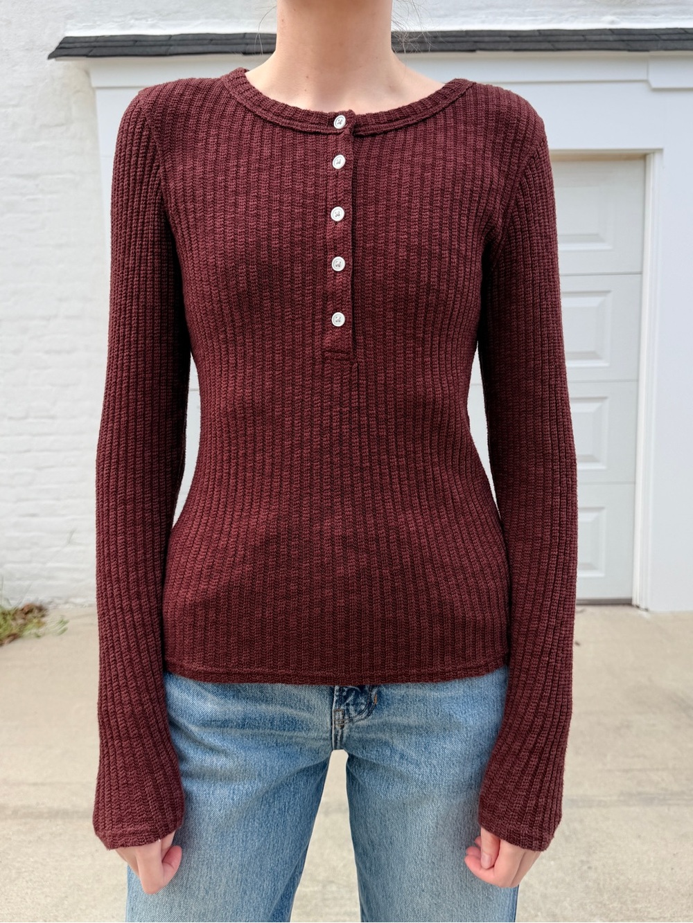 Everlane The Cozy Rib Henley